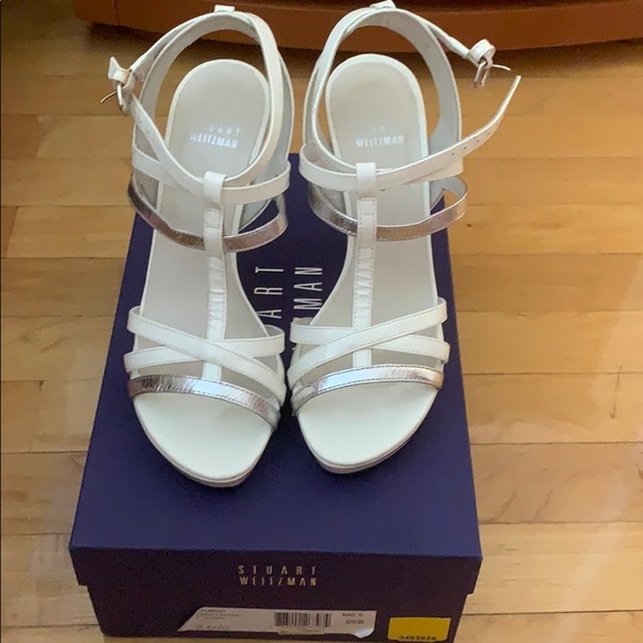 Stuart Weitzman Shoes - WOMENS STUART WEITZMAN SIZE 6.5 WHITE SANDALS